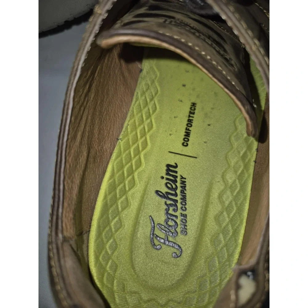 Florsheim‎ comfortech men's leather brown dress shoes sz 8